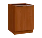 SIS - 6D2 spodní skříňka, 2-dveřová, 870x600x600, olše jantar